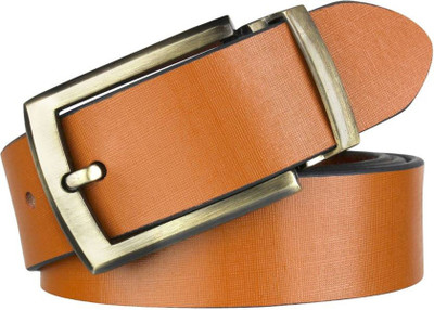 

OODI Men Casual Tan Genuine Leather Belt