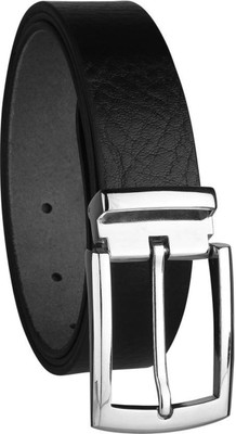 

OODI Men Casual Black Genuine Leather Belt