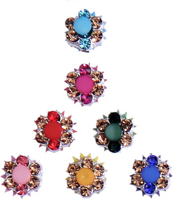 

Sunaina New Love Collection Medium Round FOREHEAD Multicolor Bindis(FANCY BINDI)