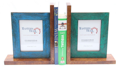 

Master'sTrail ML-082017 Wooden Book End(Multicolor)