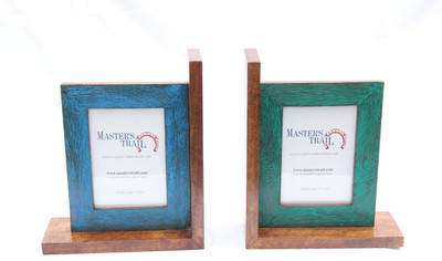 

MASTER'S TRAIL Wooden Book End Wooden Book End(Brown, Pack of 1)