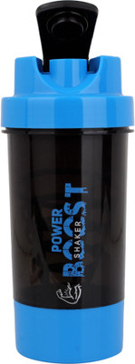 

Vellora High quality Protein Shaker power boost bottle 600 ml Shaker(Pack of 1, Blue)
