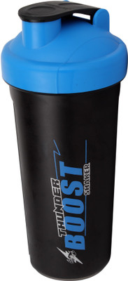 

Vellora High quality Protein Shaker Thunder boost bottle 600 ml Shaker(Pack of 1, Blue)