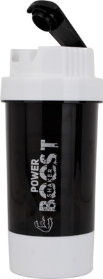 

Vellora High quality Protein Shaker power boost bottle 600 ml Shaker(Pack of 1, White)