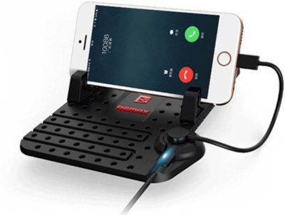 

HiTechCart Anti-slip Magnetic Adsorption Charger Mount Holder IOS Android Mobile Holder, Black