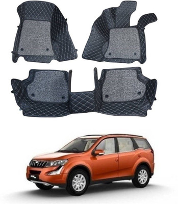AUTOGARH Leatherite 7D Mat For  Mahindra XUV 500(Black)
