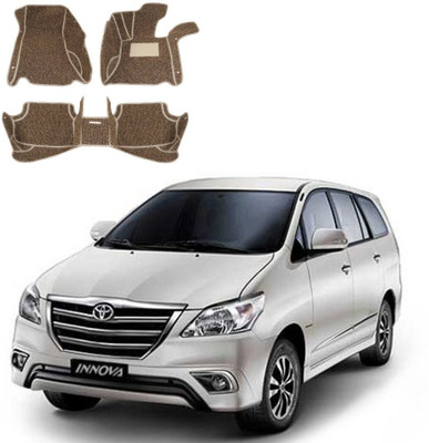 AUTOGARH Leatherite 7D Mat For  Toyota Innova(Beige)