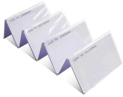 

ART ME RFID cards Thermal Printable Thin 0.8mm Proximity LF 125 kHz for Time Attendance & Access Control System 100 Card Holder(Set of 100, White)