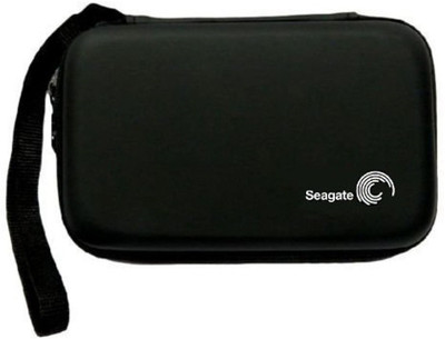 Gadget Deals Semi Hard, ShockProof, WaterProof (with lanyard) 2.5 inch External Hard Disk Cover(For Seagate, Toshiba, WD, Sony, Transcend, Lenovo, ADATA, HP & Hitachi 2.5 inch External Hard Disks, Black)
