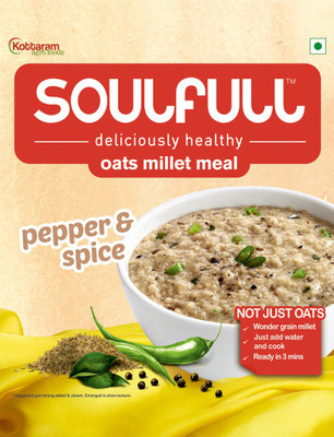 

Soulfull Oats Millet Meals-Pepper & Spice(35 g, Pouch)