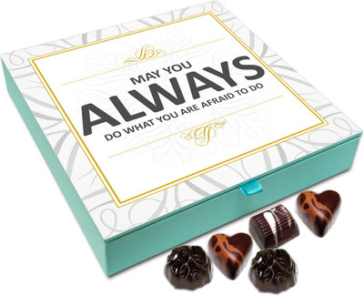 

Chocholik Gift Box - May You Always Do What You Are Afraid To Do - 9pc Truffles(108 g)