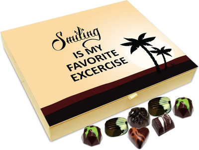 

Chocholik Gift Box - Smiling is my favourite exercise - 20pc Truffles(240 g)