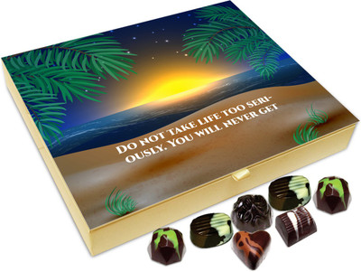 

Chocholik Gift Box - Do not take life too seriously - 20pc Truffles(240 g)