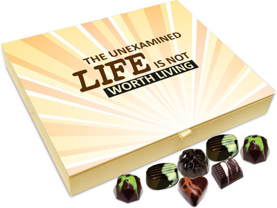 

Chocholik Gift Box - The unexamined life is not worth living - 20pc Truffles(240 g)