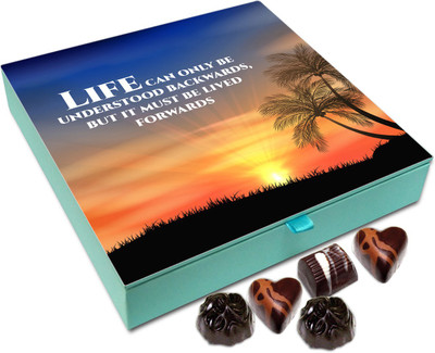 

Chocholik Gift Box - Life can only be understood backwards - 9pc Truffles(108 g)