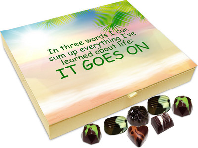 

Chocholik Gift Box - In three words I can sum up everything - 20pc Truffles(240 g)