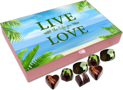 

Chocholik Gift Box - live the life you love - 12pc Truffles(144 g)