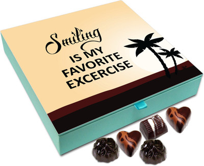 

Chocholik Gift Box - Smiling is my favourite exercise - 9pc Truffles(108 g)