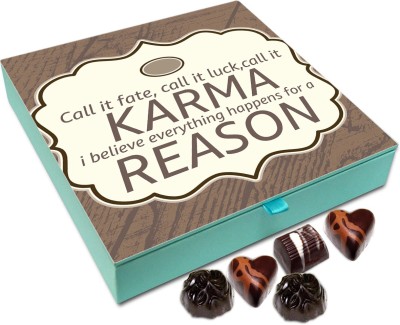 

Chocholik Gift Box - Call It Fate, Call It Luck, Call It - 9pc Truffles(108 g)