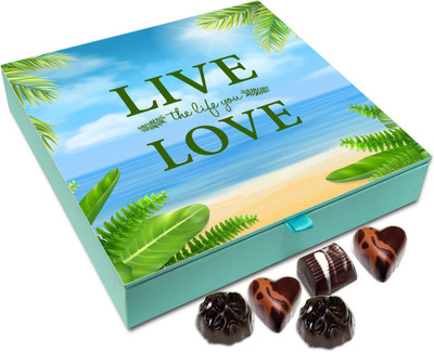 

Chocholik Gift Box - live the life you love - 9pc Truffles(108 g)