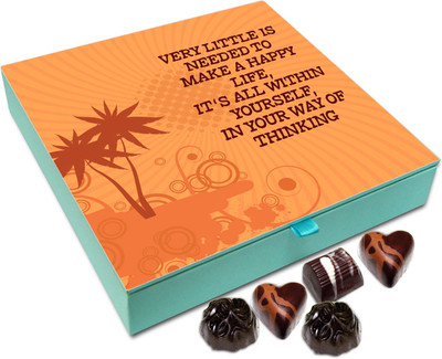 

Chocholik Gift Box - Very little is needed to make a happy life - 9pc Truffles(108 g)
