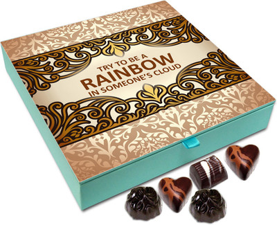

Chocholik Gift Box - Try To Be A Rainbow In Someone’s Cloud - 9pc Truffles(108 g)