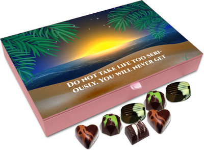 

Chocholik Gift Box - Do not take life too seriously - 12pc Truffles(144 g)