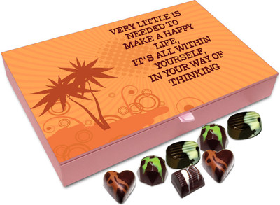 

Chocholik Gift Box - Very little is needed to make a happy life - 12pc Truffles(144 g)