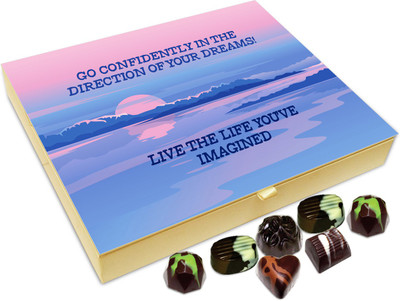 

Chocholik Gift Box - Go confidently in the direction of your dreams - 20pc Truffles(240 g)