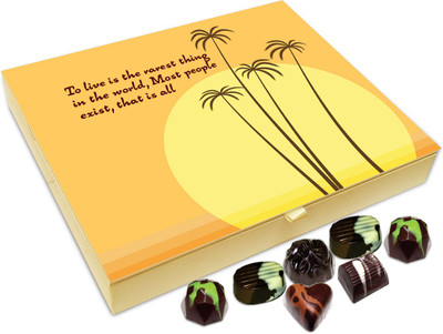 

Chocholik Gift Box - To live is the rarest thing in the world - 20pc Truffles(240 g)