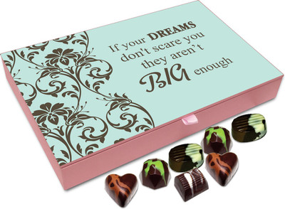 

Chocholik Gift Box - If Your Dreams Don't Scare You They Aren’t Big Enough - 12pc Truffles(144 g)