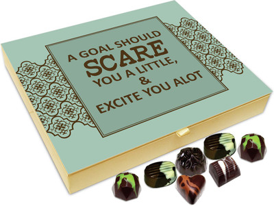 Chocholik Gift Box - A Goal Should Scare You A Little - 20pc Truffles(240 g)