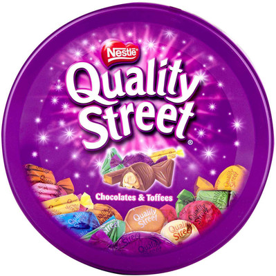 

Nestle Quality Street Chocolates & Toffees Tin Box Fudges(240 g)