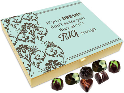 

Chocholik Gift Box - If Your Dreams Don't Scare You They Aren’t Big Enough - 20pc Truffles(240 g)