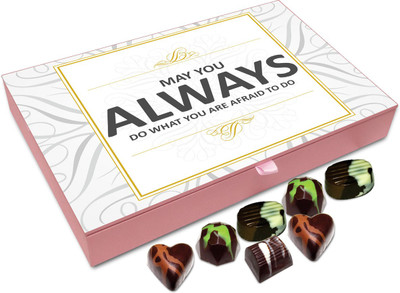 

Chocholik Gift Box - May You Always Do What You Are Afraid To Do - 12pc Truffles(144 g)