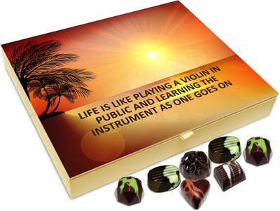 

Chocholik Gift Box - Life is like playing a violin in public - 20pc Truffles(240 g)