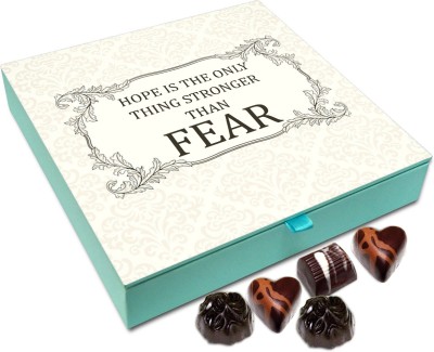 

Chocholik Gift Box - Hope Is The Only Thing Stronger Than Fear - 9pc Truffles(108 g)