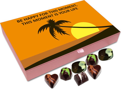 

Chocholik Gift Box - Be happy for this moment - 12pc Truffles(144 g)