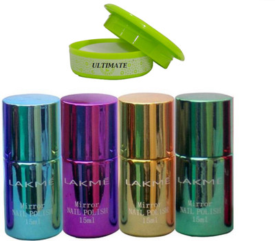 

Ultimate Nail Polish Remover& Mirror Nail Polish 4 Colors(Set of 5)