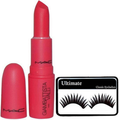 Ultimate eyelashes & mac giambattista valli Matte Finish Capricious Lipstick(Set of 2)
