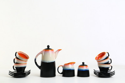 

Caffeine Ceramic(Multicolor, Black, Pink, Pack of 15)