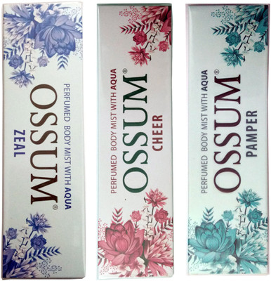 

OSSUM deodorant Deodorant Spray - For Men & Women(115 ml, Pack of 3)