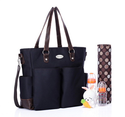 

Colorland Large Messenger Baby Diaper Bags, New Kids Tote Diaper Bag with Long Strap Crossbody Messenger Diaper Bag(Navy Blue)