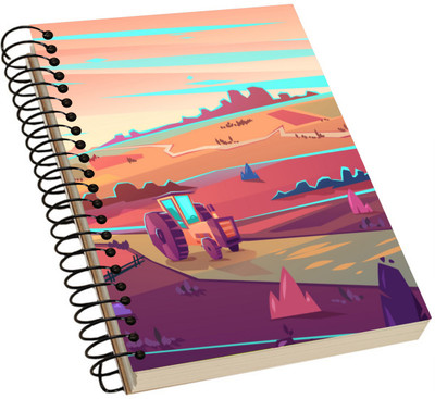 

Diagon Alleys A5 Notebook(Innovative Acrylic Notebook, Multicolor)