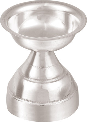 

Osasbazaar Puja Temple 90%-92.5% Purity Certified Silver Table Diya(Height: 1.5 inch)