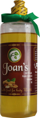 

joans Pure Organic cold pressed Groundnut Oil Groundnut Oil Plastic Bottle(500 ml)