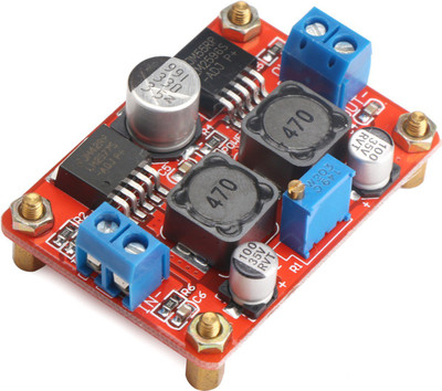

KITSGURU DC-DC Converter Automatic Step Up Step Down Module 3.5V-28V to 1.25V-26 Electronic Components Electronic Hobby Kit