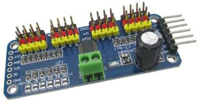 

KITSGURU 16-Channel 12-bit PWM Servo Driver with I2C Interface Electronic Components Electronic Hobby Kit