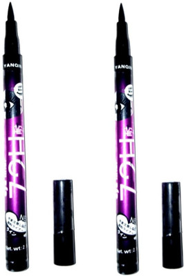 

yanqina 72 H Waterproof Eyeliner ( Pack of 2 ) 2 g(Black)