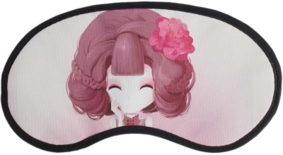 

Shoppernation Eye Mask For Sleeping, Cartoon - Pink (6LNT94) - Blind Fold For Travel or Daily Use(1 g)